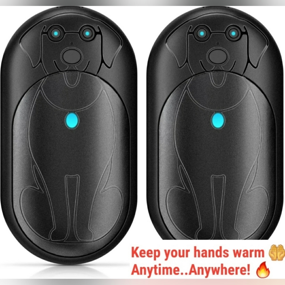 Rechargeable Portable 2 pack Hand Warmers with 3 heating levels